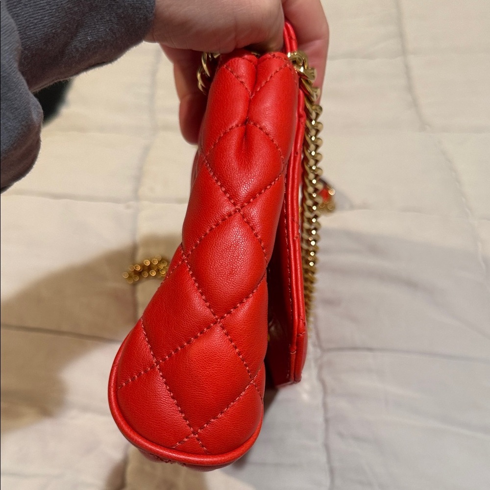 Michael Kors Vivianne Quilted Shoulder Crossbody Leather Purse Bag - Picture 6 of 8